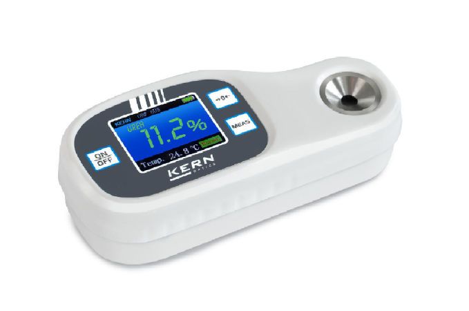 Réfractomètre numérique ORF 1RS - KERN - avec étui en cuir, écran TFT et ATC intégré_0