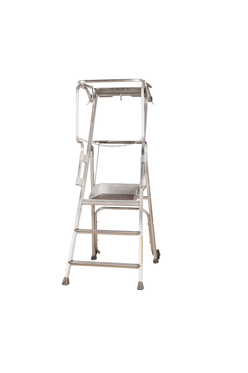 Pl3 - Plateforme de travail individuelle Centaure - Aluminium 3 marches - Charge maximale 150 kg_0