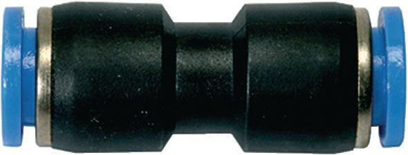 Raccord enfichable droit série bleue 8 mm longueur 1 38,5 mm RIEGLER_0