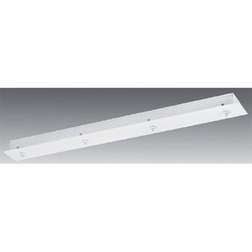 Réglette avec prise pour 4 spots - Système Jack - Blanc - Classe I - IP20 - IK02 - Convertisseur intégré 2 x 105VA_0