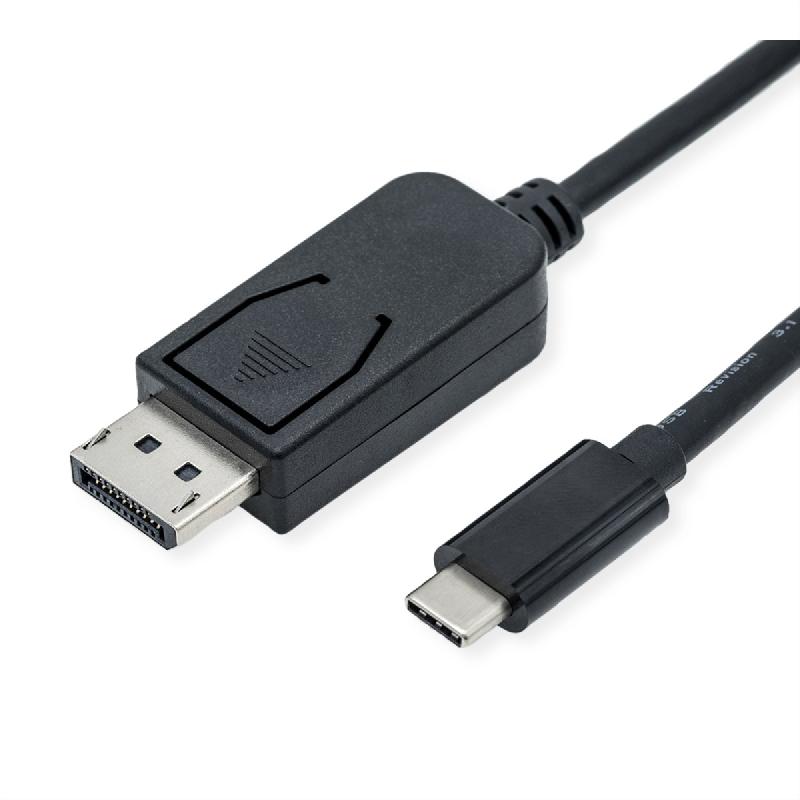 ROLINE Câble adaptateur type C - DisplayPort, v1.4, M/M, 3 m_0