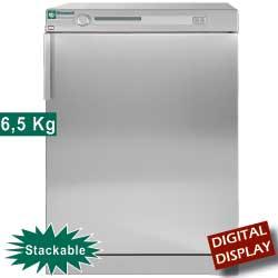 Sèche-linge inox-titanium avec condenseur - 6,5 kg - SL65-CD - Porte réversible, tambour inox et système BUTTERFLY_0
