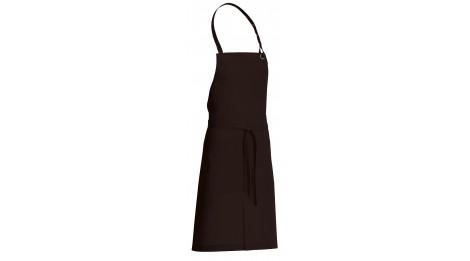 Tablier de service avec bavette DAN 88 Molinel - 88 cm - Noir, réglable et pratique_0