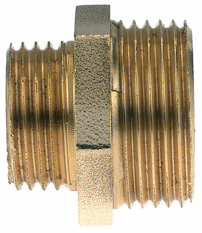 TOPCAR - Mamelon MM 11/4x11/2 en fonte malléable galvanisée - Réduction mâle/mâle pour fluides compatibles_0