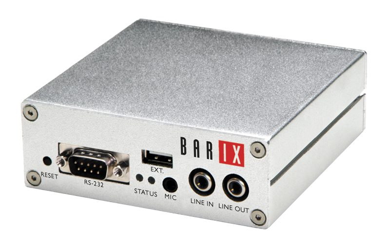 Interphone IP - communication bidirectionnelle - protocole TCP/IP - Barix Annuncicom_0