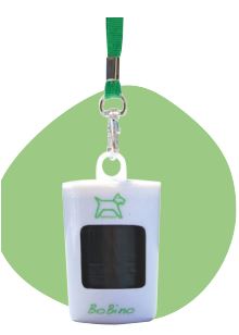 Distributeur pour sachets canins PEHD noir - BOBINO - pratique et facile à transporter, idéal pour campagnes de sensibilisation_0