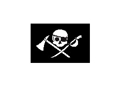Drapeau et pavillon de pirates - 60 x 90 cm avec sangle et 2 anneaux_0