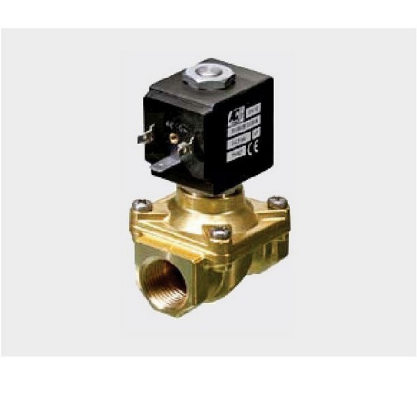 Électrovanne 2/2 NF tous fluides - Série 108 - Corps laiton - G3/8'' à G1'' - Pression jusqu'à 12 bar_0