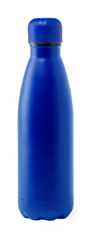 Gourde de sport - acier inoxydable - 790 ml - livrée en boîte cadeau - couleur bleu_0