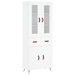 Helloshop26 - Buffet bahut commode armoire meuble de rangement organisateur cuisine salle de séjour salon haut 69,5 x 34 x 180 cm 02_0032634 - 300021_0