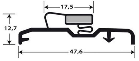 Joint pvc magnetique pour meubles frigos jpc-170_0