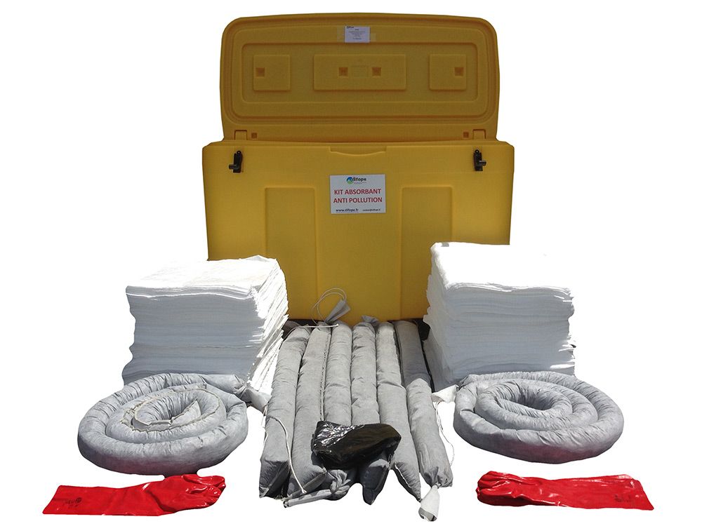 Kit absorbant antipollution tous liquides 360 litres_0