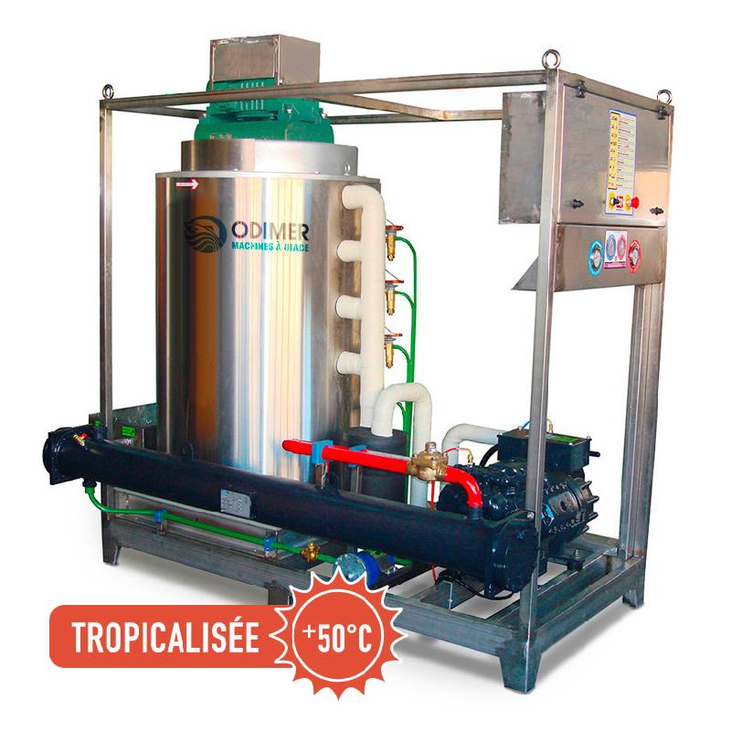 MACHINE À GLACE ÉCAILLE - TROPICALISÉE - 7,5 TONNES/JOUR_0