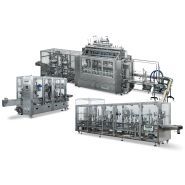 Matériels d'embouteillage alimentaires - Polaris Automazioni - monobloc compact auto-lubrifiant_0