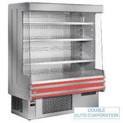 Meuble mural réfrigéré DY15/B1 - Vente en libre-service avec éclairage supérieur et étagères réglables_0