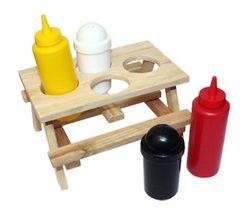 PICNIC TABLE CONDIMENT SET