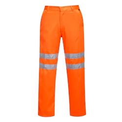 Portwest - Pantalon de travail haute visibilité orange RIS Orange Taille 4XL - XXXXL orange RT45ORR4XL_0
