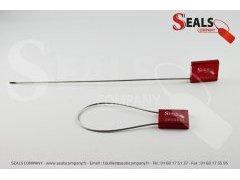 Scellés de sécurité containers lockseals - câble acier galvanisé tressé 1,5 mm - longueur 200 mm_0
