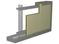 Système façade technique - Promistyl - panneaux sandwich d'isolation pour bardage coupe-feu_0