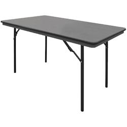 Table rectangulaire pliante grise en ABS Bolero 1220mm - GAGC594_0