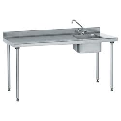 Tournus Equipement Table inox du chef adossée longueur 1800 Tournus - 404866 - plastique 404866_0