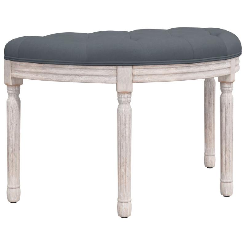 BANC BANQUETTE 81,5 X 41 X 49 CM VELOURS GRIS FONCÉ 02_0010593_0