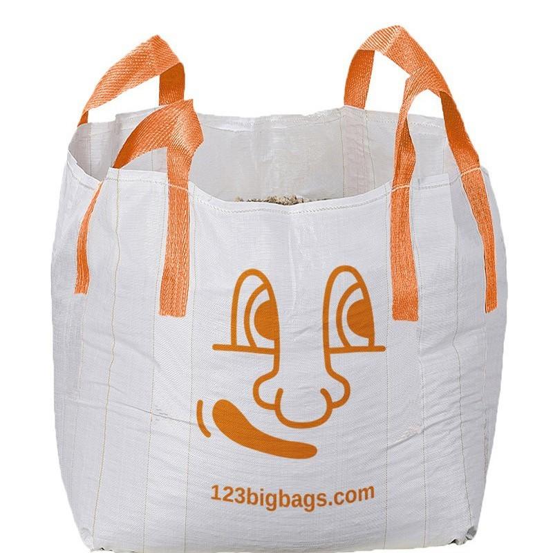 Big bag sangle croisée 90x90x110 - 1m³ - Polypropylène 180gr/m² - CMU 1500kg_0