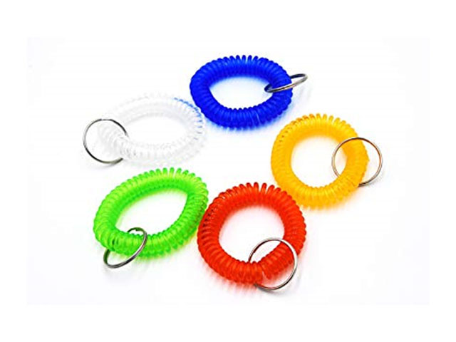 Bracelet Spiral Band - Plastique coloré avec anneau métal_0