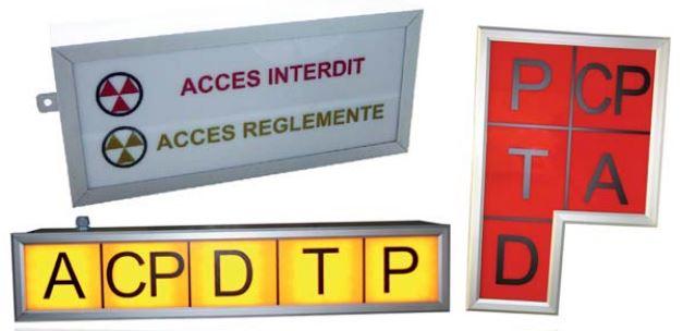Caissons lumineux LED en aluminium - sur-mesure avec tension continue et sérigraphie personnalisée_0