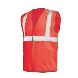 Cepovett - Gilet baudrier HV Rouge Taille L-XL - L/XL rouge 3603624293833_0