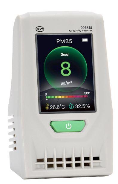 Compteur de particules PM2,5 - PM10 - thermomètre / hygromètre - Qualité de l'air ambiant #0968si_0