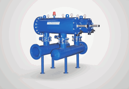 Filtre automatique à tamis horizontal - autonettoyant hydraulique - acier inoxydable - filtration 5 à 5000 micras_0