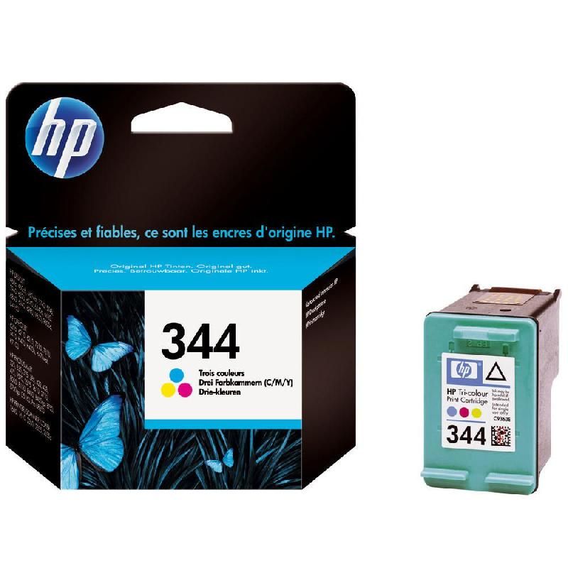 HEWLETT PACKARD CARTOUCHE D'ENCRE 344 (C9363EE) - COULEUR: TRICOLORE (LOT DE 2 CARTOUCHES)