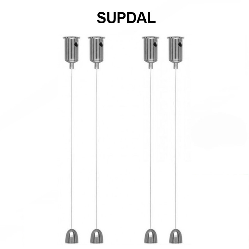Kit de suspension pour dalle LED - Réf SUPDAL - Aluminium - Certifications CE et ROHS_0