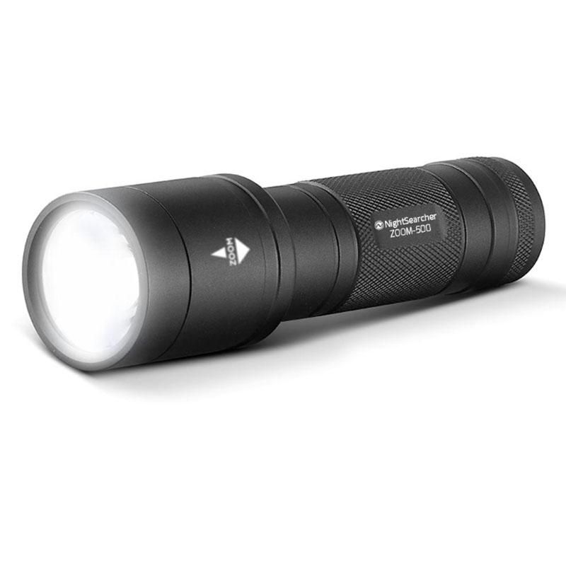 Lampe torche led zoom 500 500lm portée 285m nightsearcher_0