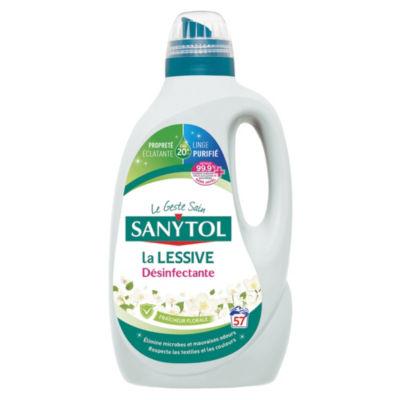 Lessive liquide désinfectante Sanytol fraicheur florale 57 lavages_0