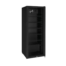 METRO Professional Réfrigérateur à boissons GSC4240B, métal/verre, 54 x 54.5 x 139.5 cm, 237 L, refroidissement statique, 110 W, avec serrure, noi_0