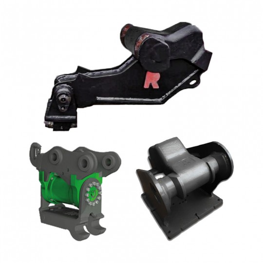 Noix de cardan, platines et attaches spéciales - Compatibles mini-pelle, chargeuse, grue, tracteur et tractopelle_0
