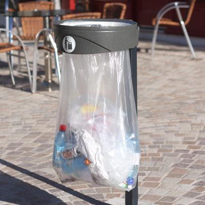 Orbis - poubelle publique 110 litres - Glasdon - avec porte-sac, options de couleurs et de couvercles_0