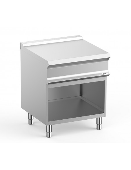 Plan neutre sur placard ouvert MBM - N77A - Acier inoxydable, normes IPX5, fabrication italienne_0