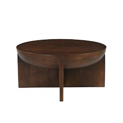 SIT Möbel Table basse Ø 90 cm | ronde | manguier massif, marron | L 90 x P 90 x H 42 cm - marron Bois massif 14782-30_0