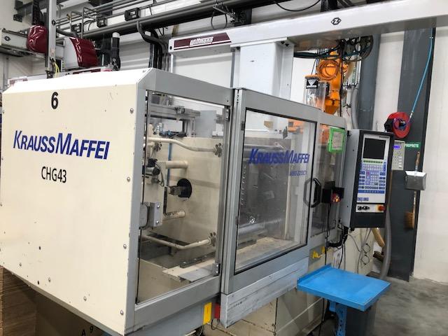 Micro presse à injection - 80T - Krauss Maffei avec unité d'injection et fermeture performantes_0