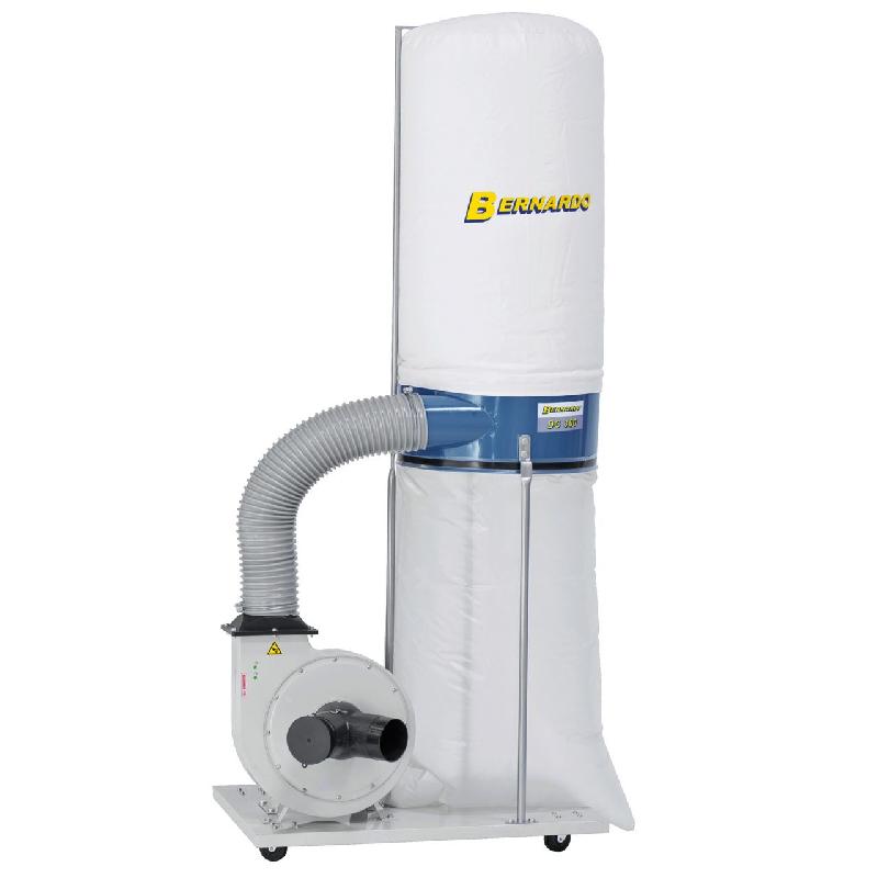 Aspirateur à copeaux pour bois Bernardo DC 300 400V - puissant et mobile avec raccord en Y_0