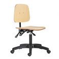 Fauteuil de bureau ergonomique en bois - Caray - base Ø62 cm - dossier réglable_0