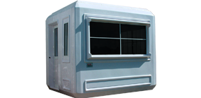 Bungalow de chantier MOBO - bureau en polyester double paroi avec isolation_0