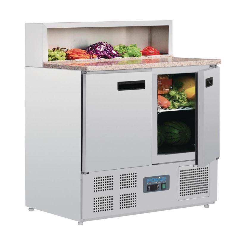 Comptoir de préparation réfrigéré à pizzas 288l POLAR série g - G603_0