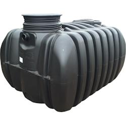 Cuve de stockage d'eau enterrée horinzontale 4000l - NOIR - noir 0637962082401_0