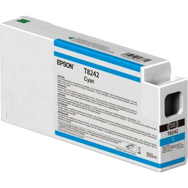 Epson - Cartouche d'encre pigmentaire cyan 350ml pour imprimantes SC-P6000, SC-P7000, SC-P7000V, SC-P8000, SC-P9000, SC-P9000V_0