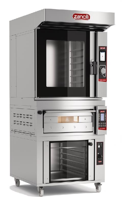 Four COMBIné éléctrique pour pâtisseries + étuve de fermentation h 200cm - COMBI T/12 CL73_0