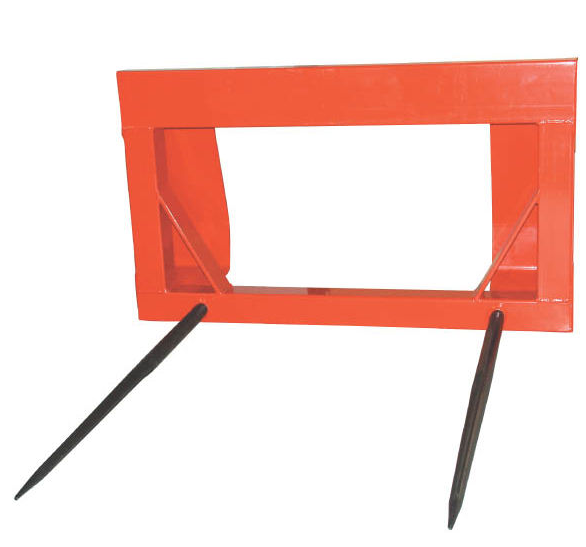 Chargeur de ballots Ft2050 - Kramp - Fourche frontale avec 2 dents - Couleur rouge_0